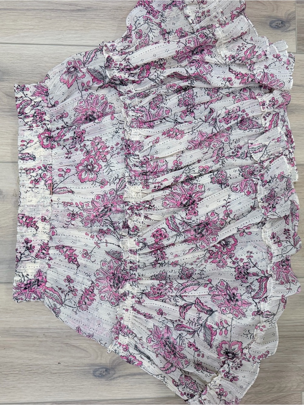MISA Los Angeles Marion mini skirt in siena floral - Picture 4 of 5
